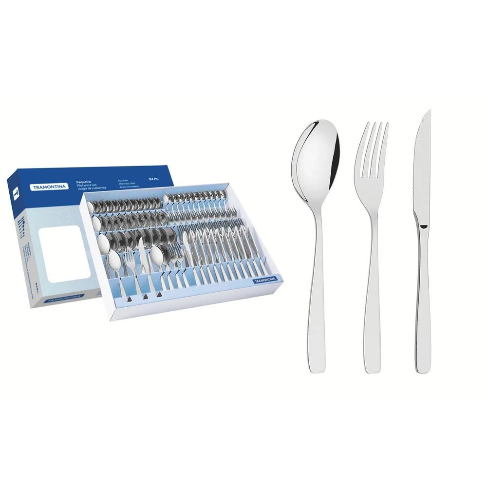 JUEGO DE CUBIERTOS TRAMONTINA COSMO 84PZ 520 T66950F SEL-3227ea5d