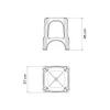 BANQUETA NITEROI NEGRO TRAMONTINA T924112 SEL-32e62ed6