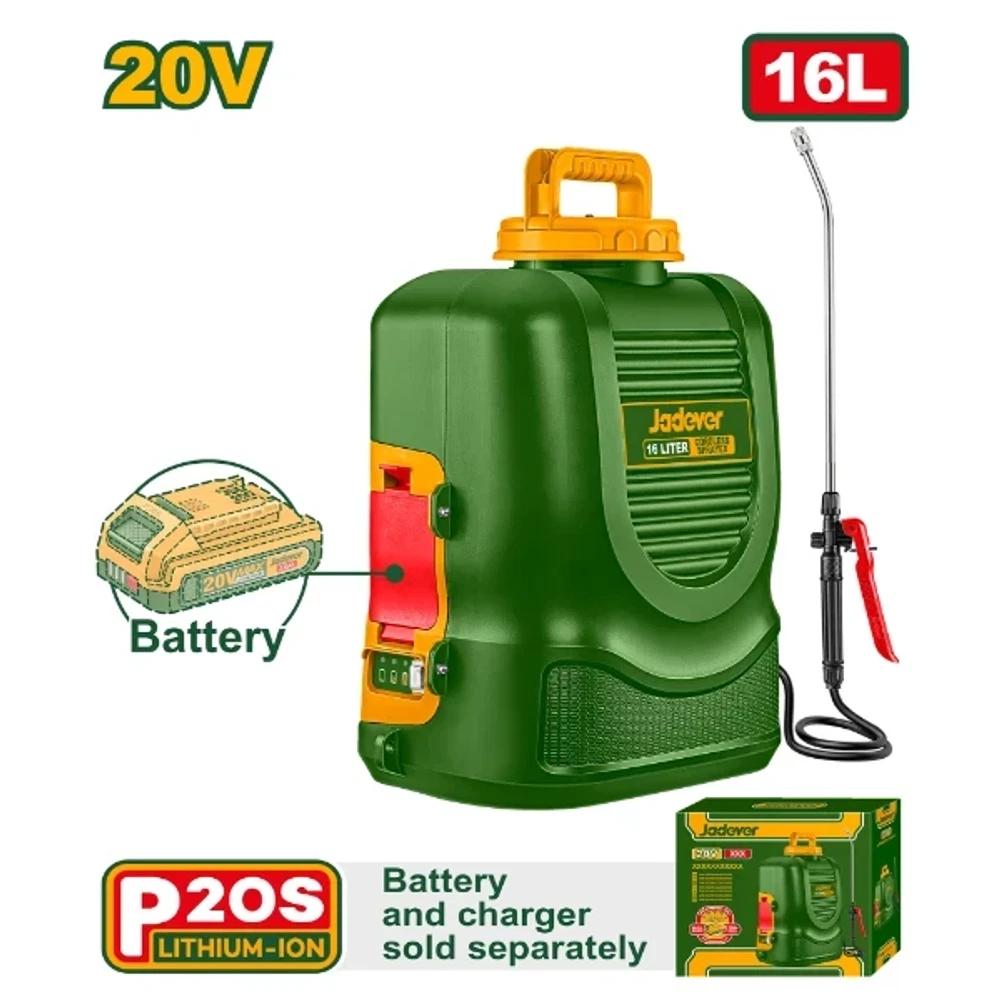 Pulverizador 16L 5Bar. 20V. Sin Bateria. Jadever SEL-33a448cd