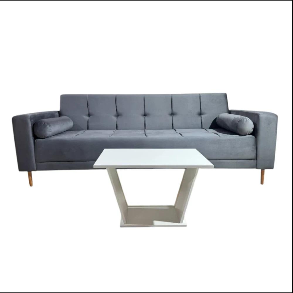 Sofá Cama Unanime Valenzuela Gris SEL-36c291e1