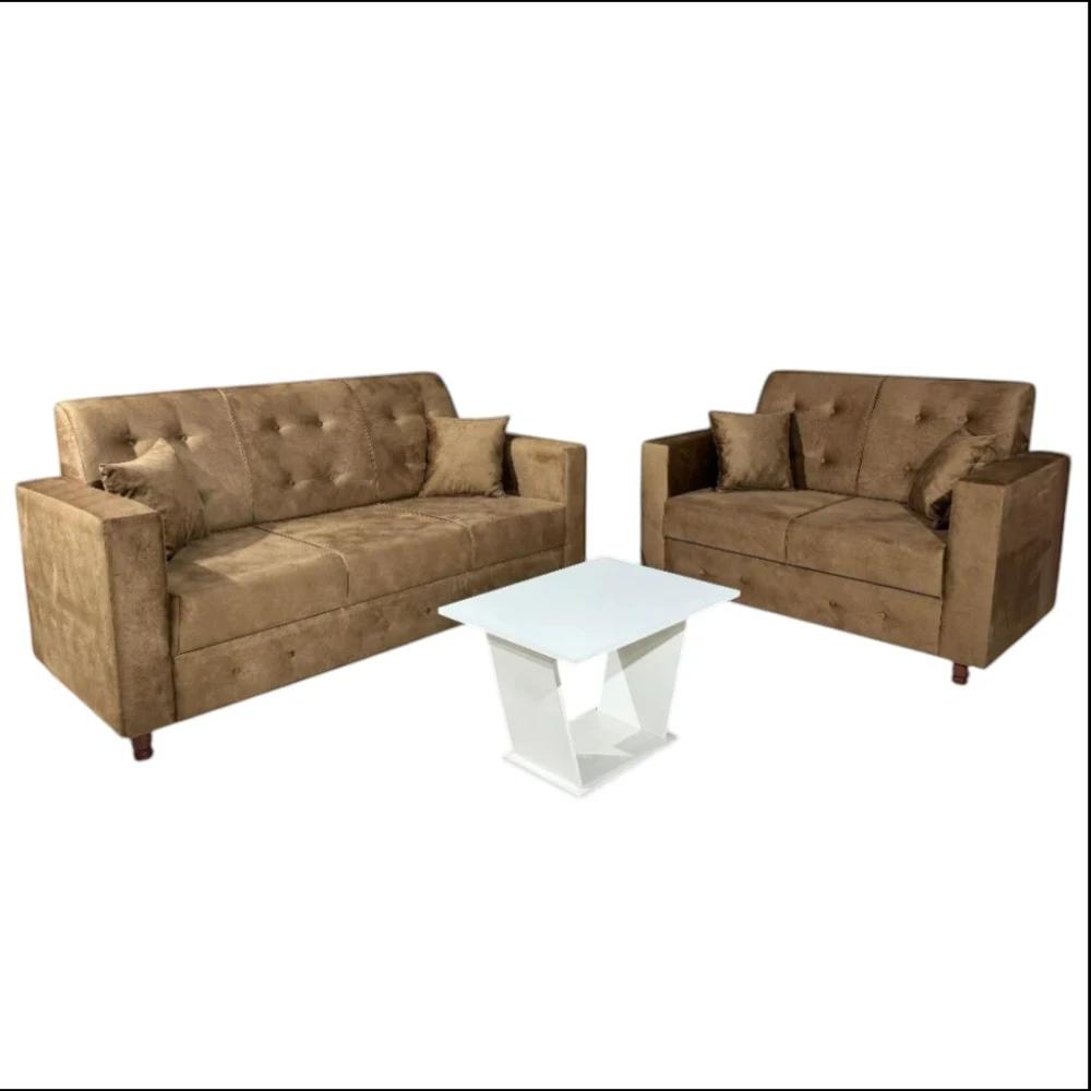 Sofá Unanime New Ita 3L + 2L Beige SEL-37f52dcf