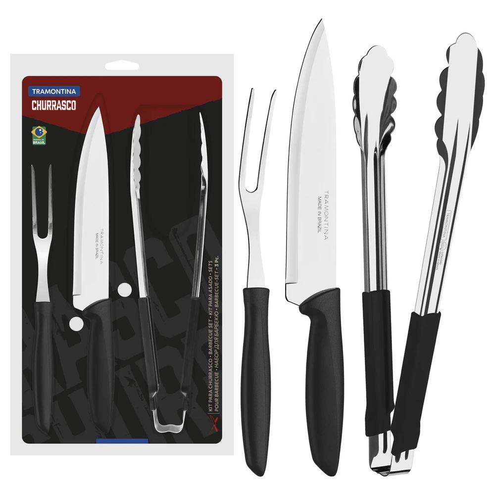 JUEGO PARA ASADO TRAMONTINA PLENUS 3PZ 449 T23498Q SEL-3bc10647