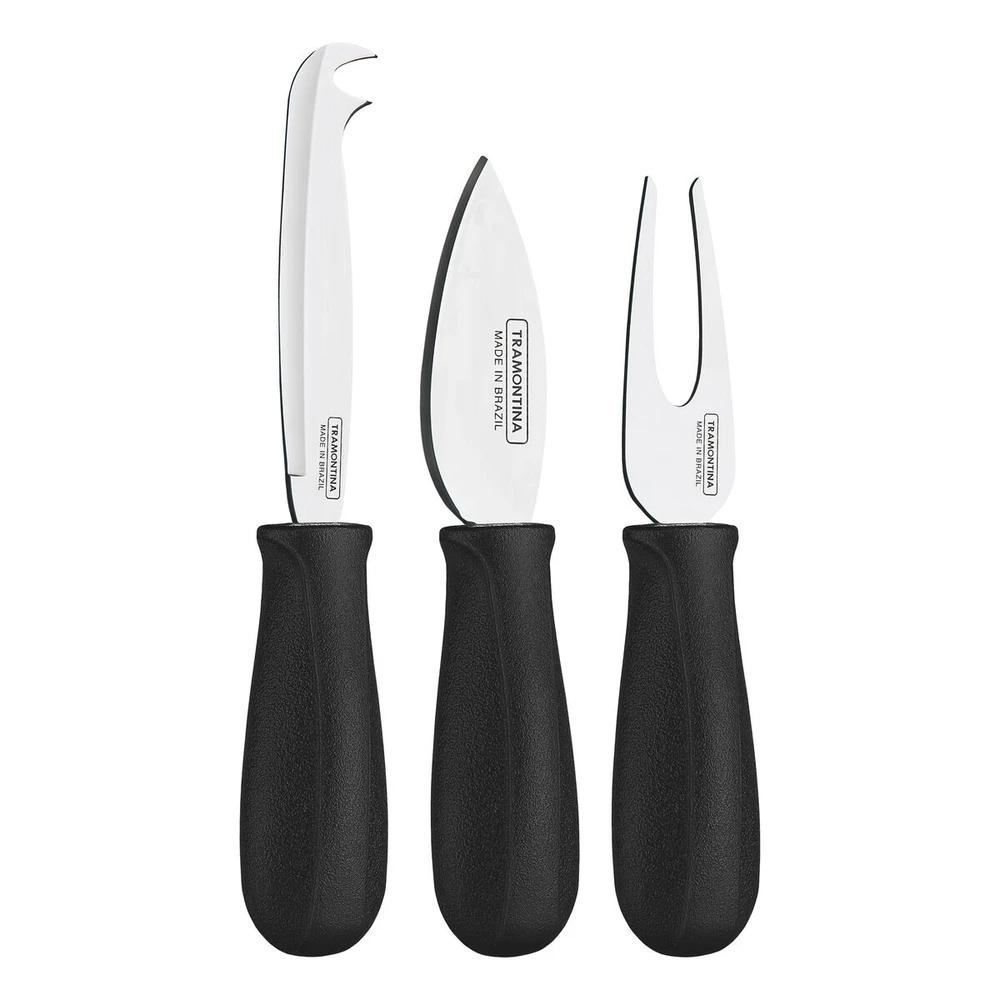 JUEGO P/ QUESO NEGRO TRAMONTINA 018 3PZ T23498S SEL-3cf66624