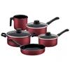 JUEGO DE OLLAS CARIBE TRAMONTINA 508 ROJO 5PZ T202975 SEL-41709a04