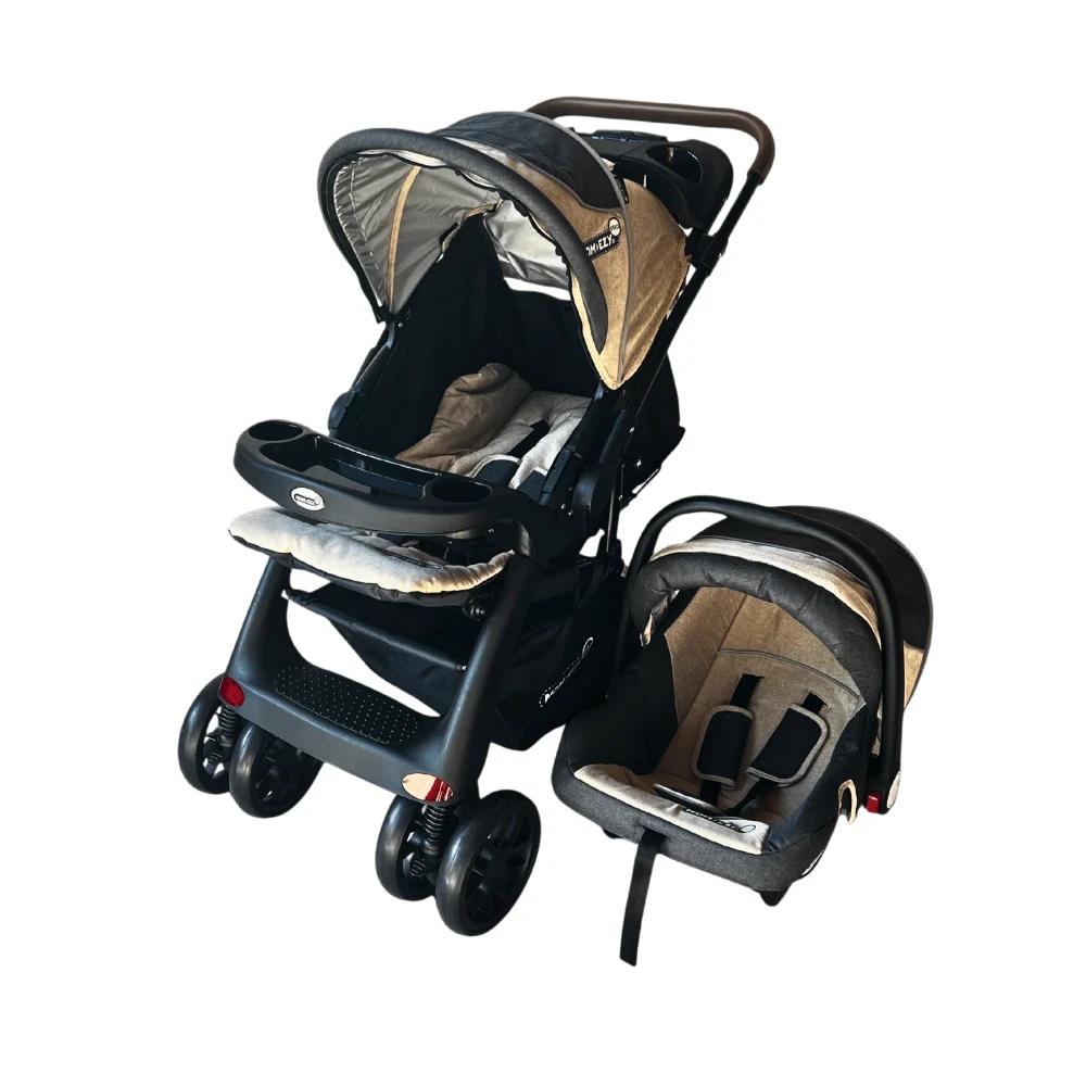 CARRITO MOM-EZY C/BABY SEAT BEIGE MEZ-13777L-BG SEL-41a4c2a5
