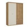 Ropero Unanime Milan 4 Puertas Capuccino / Off White SEL-46751881