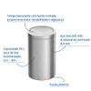 BASURERO INOX CON TAPA BASC SINEGRO 20L TRAMONTINA T945423 SEL-48717e19