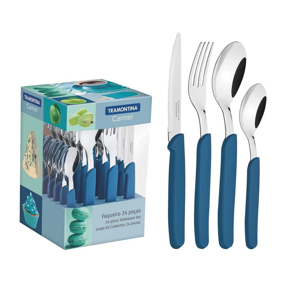 JUEGO CUBIERTOS 24 PZAS CARMEL TRAMONTINA T234994 SEL-4f65e5c6