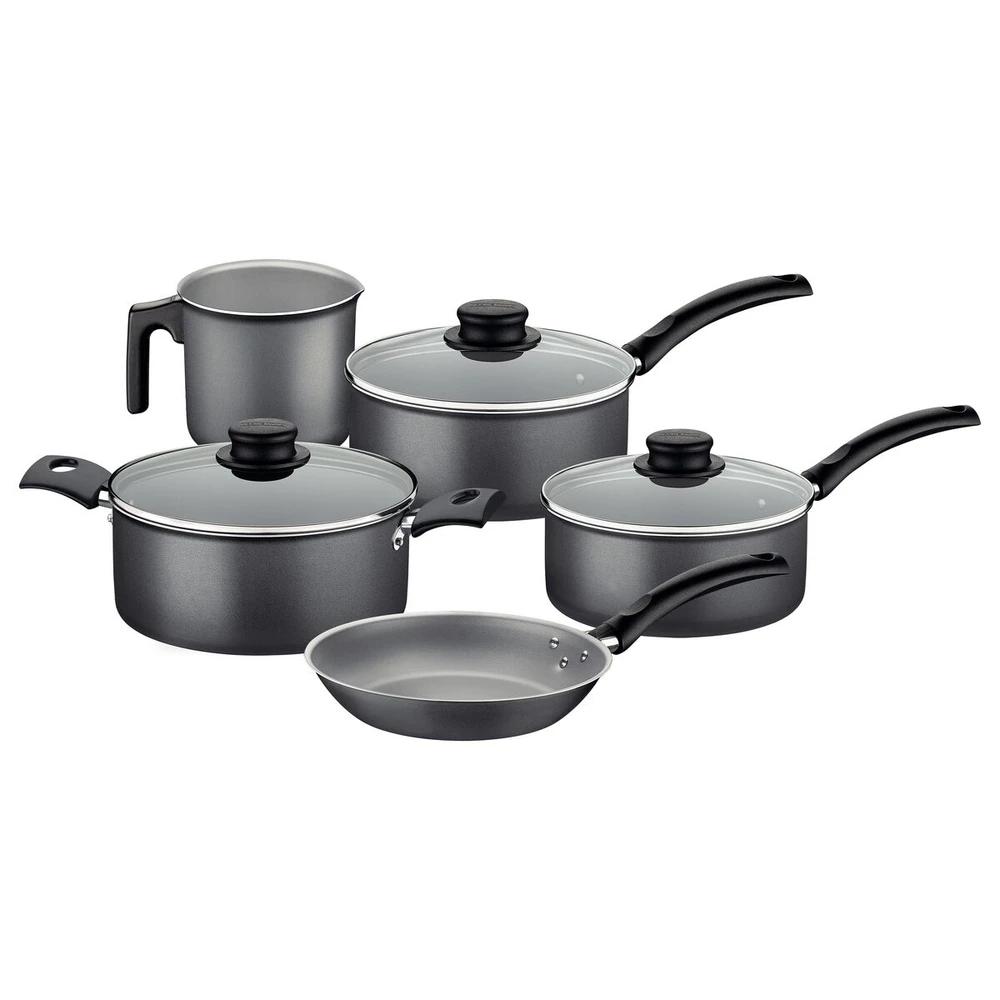 JUEGO DE OLLAS TRAMONTINA TURIM 661 NEGRO 5PZ T202988 SEL-5633c545