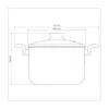 OLLA ALTA 24 CM PARIS TRAMONTINA T285305 SEL-58a4c677