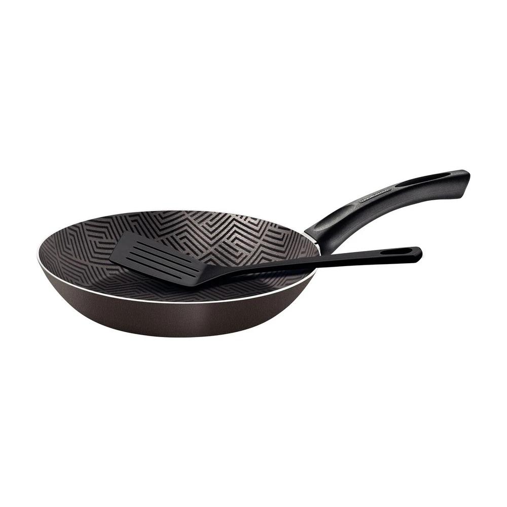 SARTEN TEFLONADA TRAMONTINA 622 NEGRO 22CM T285003 SEL-5b32a2a2