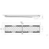 REJILLA PVC RENTANGULARANEGROULAR OCULTO 70X500 TRAMONTINA T945352 SEL-5c371e61