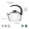 TETERA 2,25L TRAMONTINA T614822 SEL-60c26958