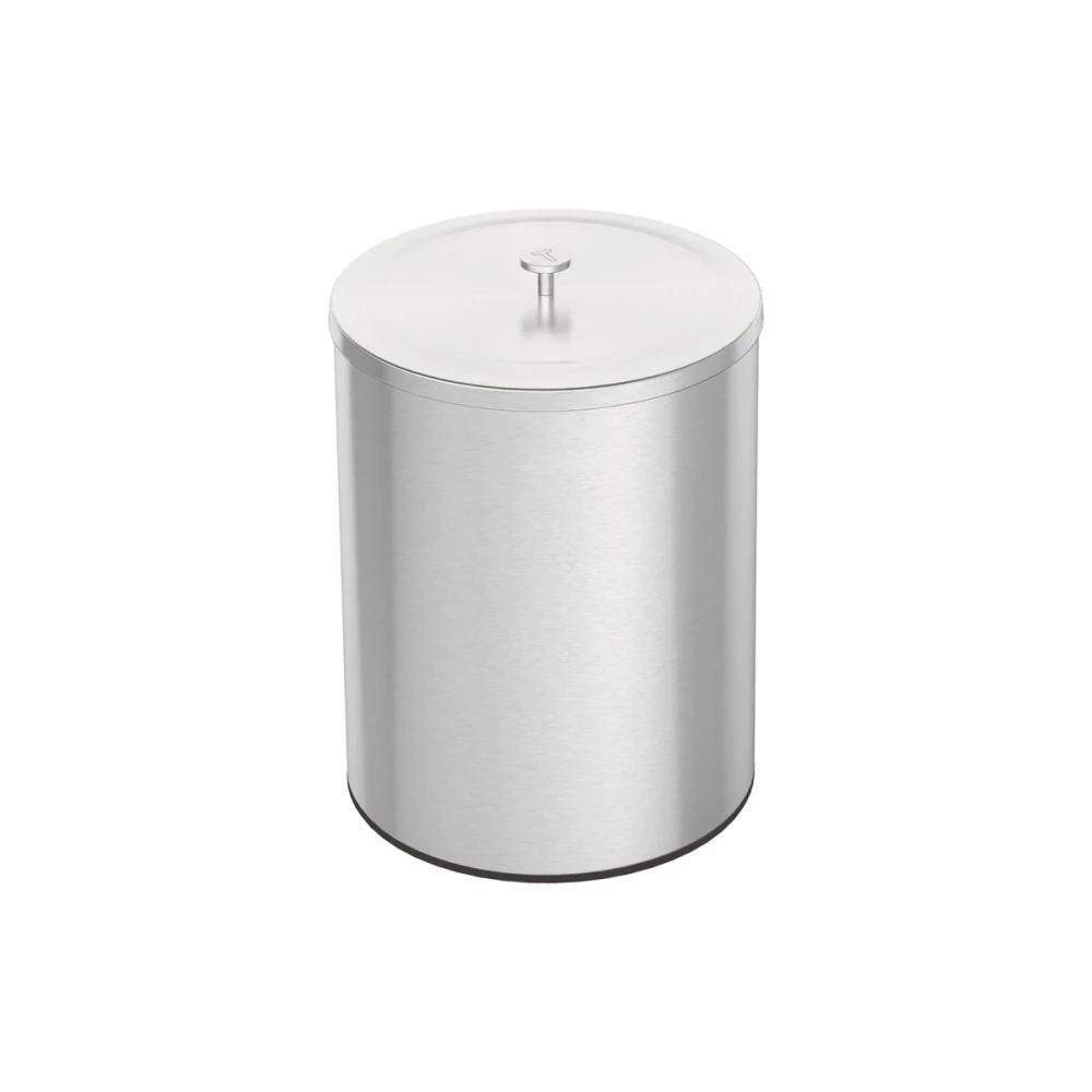 BASURERO INOX CON TAPA UTIL 5L TRAMARILLOONTINA T94540H SEL-622490f5
