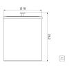 BASURERO INOX CON TAPA UTIL 5L TRAMARILLOONTINA T94540H SEL-622490f5