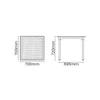MESA LAURA RANTAN BLANCO TRAMONTINA T923511 SEL-6702a5c9