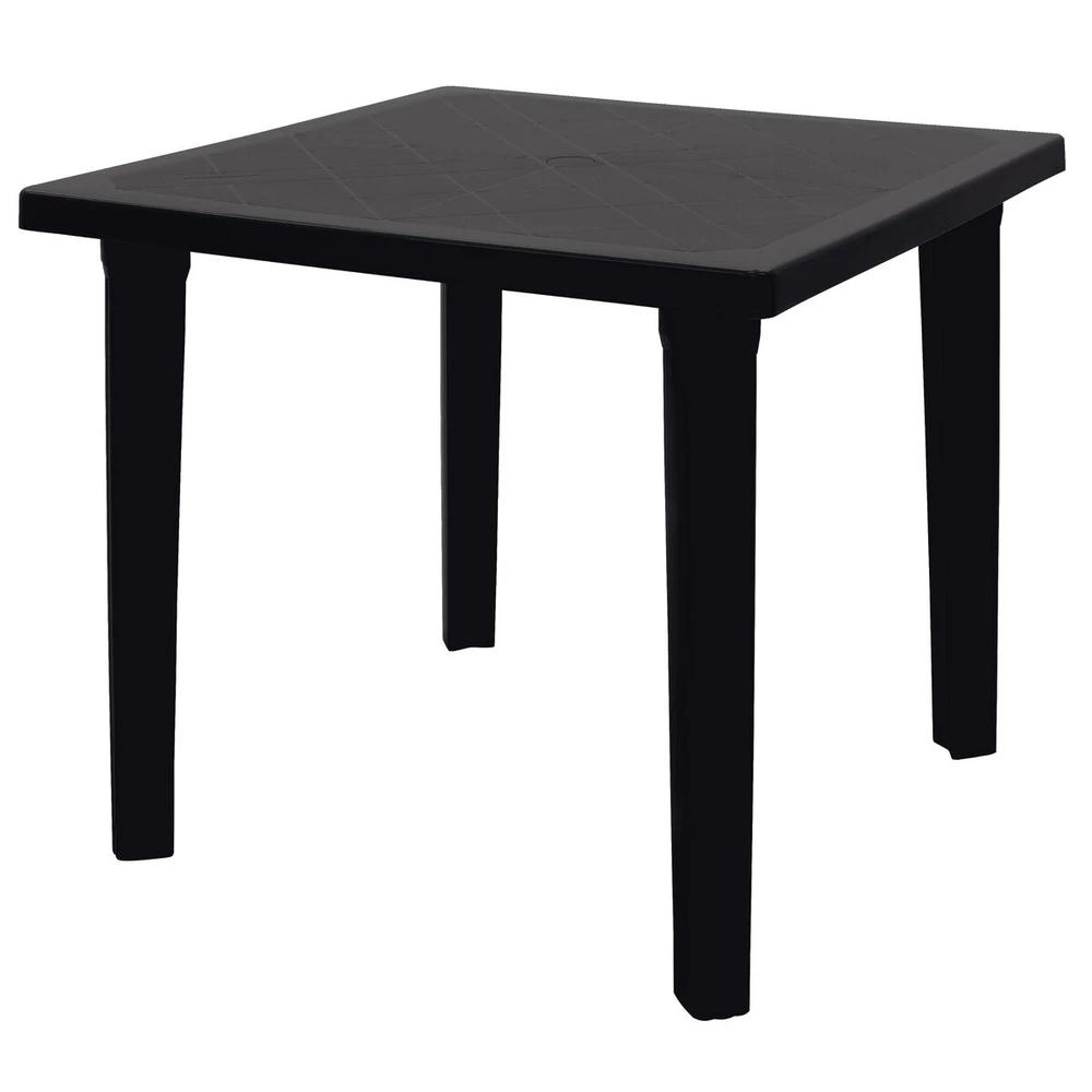 MESA TRAMONTINA SANCHO DESMONTABLE NEGRA 80.5X80.5CM - T923132 SEL-6ca7baa8