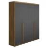 Ropero Unanime Dubai 4 Puertas Nature / Alasca SEL-706a08d7