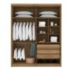 Ropero Unanime Dubai 4 Puertas Nature / Alasca SEL-706a08d7