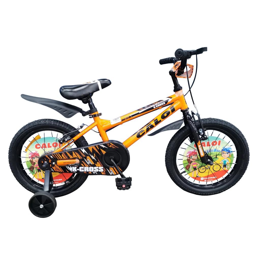 BICICLETA INFANTIL CALOI X-CROSS 16" NARANJA SEL-72870561