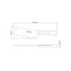 HACHUELA COCINA 6 CARBON TRAMONTINA T22956 SEL-735773ef