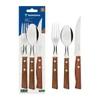CUBIERTOS MANGO MADERA 001 TRAMONTINA 3PZ T222991 SEL-7523b197