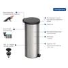 BASURERO INOX CON PEDAL NE 30L TRAMONTINA T94538E SEL-79c8740b