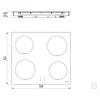 PLACA COC INDUCCION SQUARE BASIC 4EI 60 TRAMONTINA T947512 SEL-7c937119