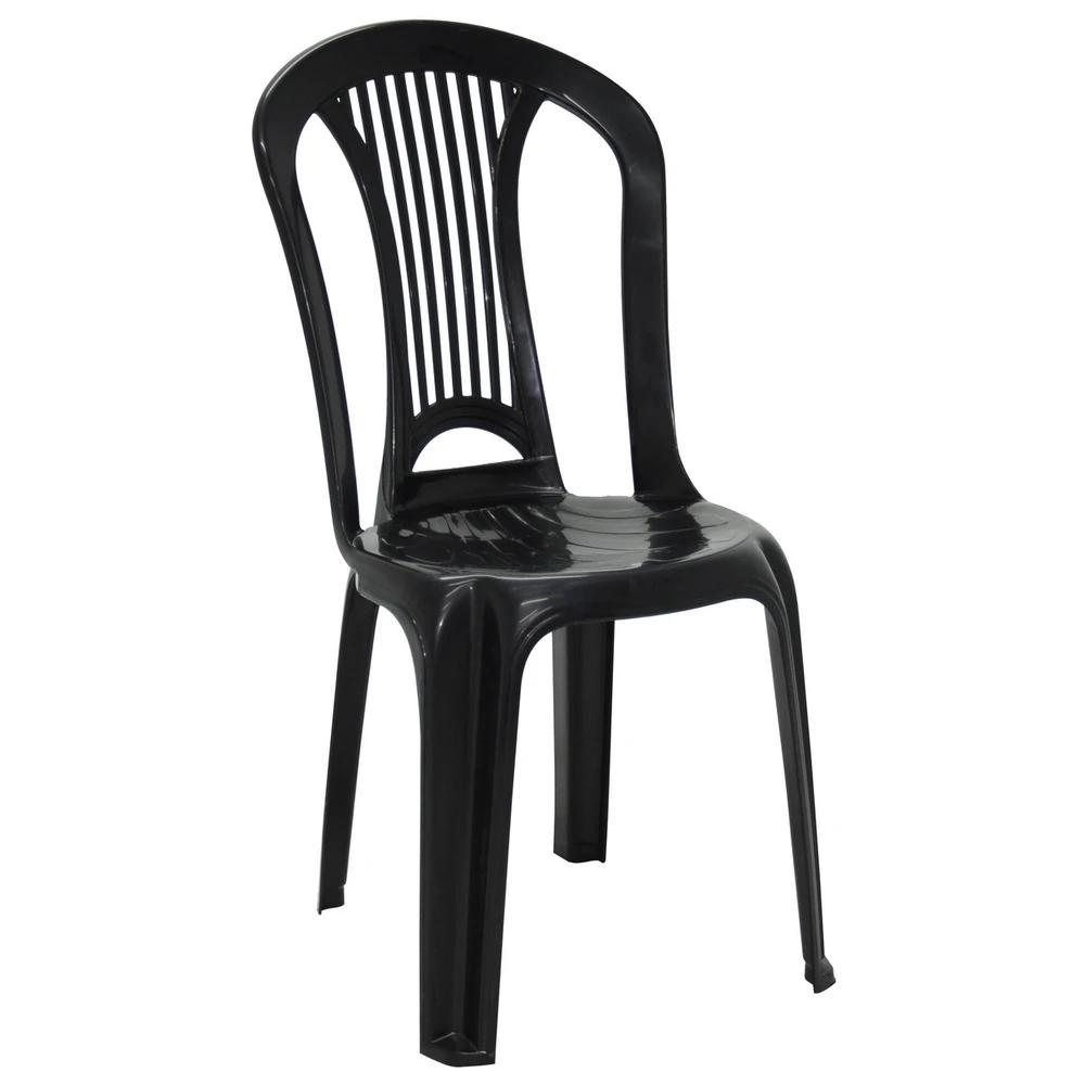 SILLA ATLANTIDA TRAMONTINA NEGRA SIN POSA BRAZOS - T920132 SEL-7e507a49