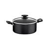 CACEROLA CON ASA LORETO TRAMONTINA NEGRA 20CM T203821 SEL-8031f8d6