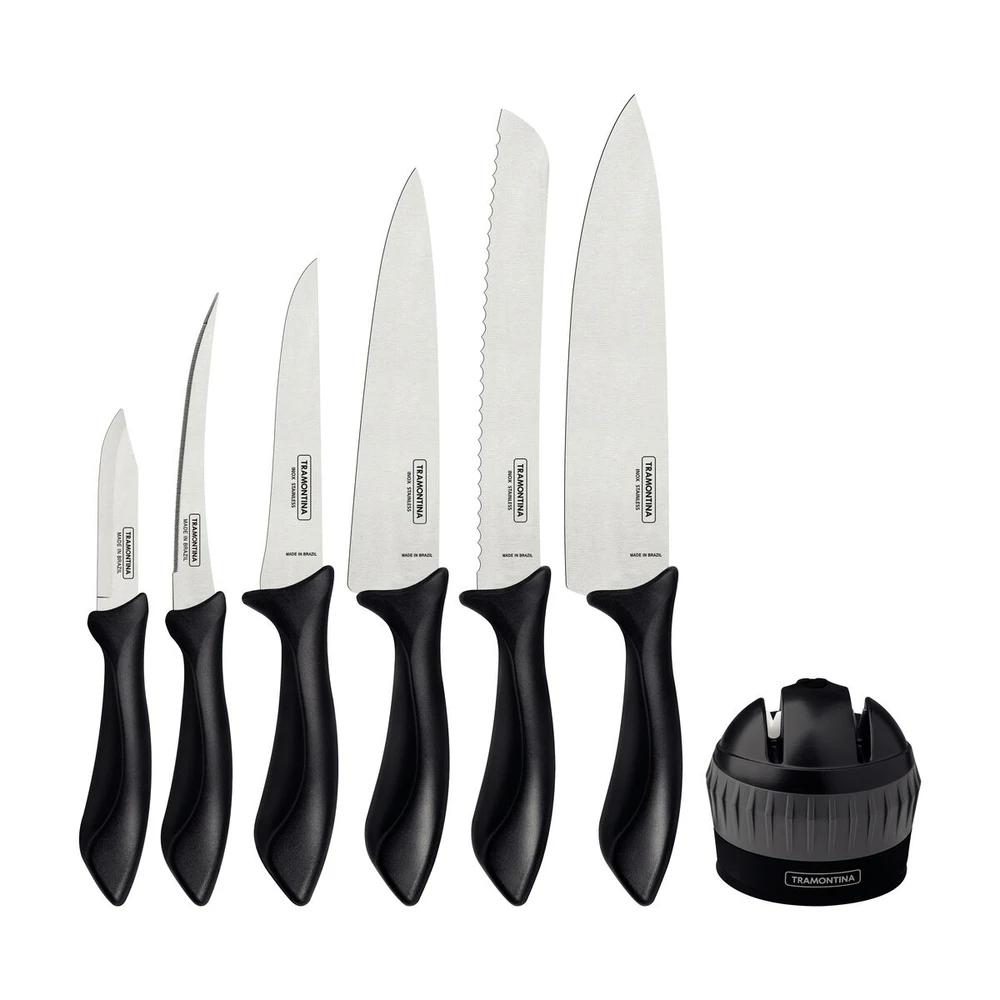 JUEGO DE CUCHILLOS 7 PIEZAS TRAMONTINA AFFILATA T236990 SEL-82ccccc5