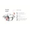 JUEGO DE COCINA 5 PZAS TRAMONTINA T65660A SEL-85ac7685