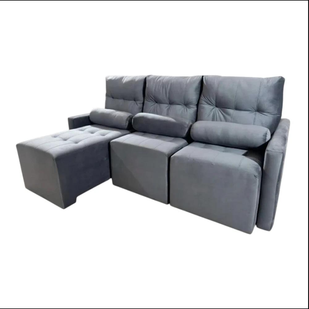 Sofá Retráctil Unanime 3L Ayolas Gris SEL-86a9f638