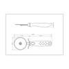CORTADOR PIZZA UTILITA TRAMONTINA T256258 SEL-898435f0