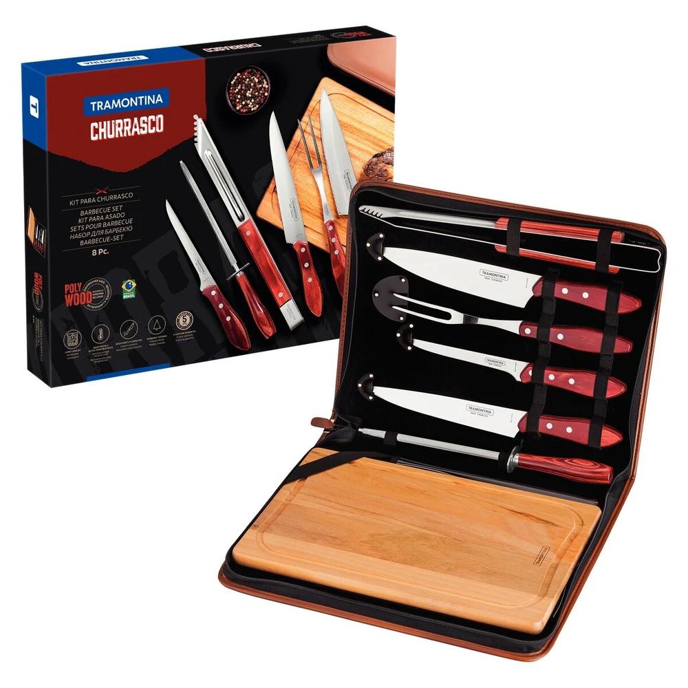 JUEGO ASADO 8PZ TRAMONTINA T211986 SEL-9097d119