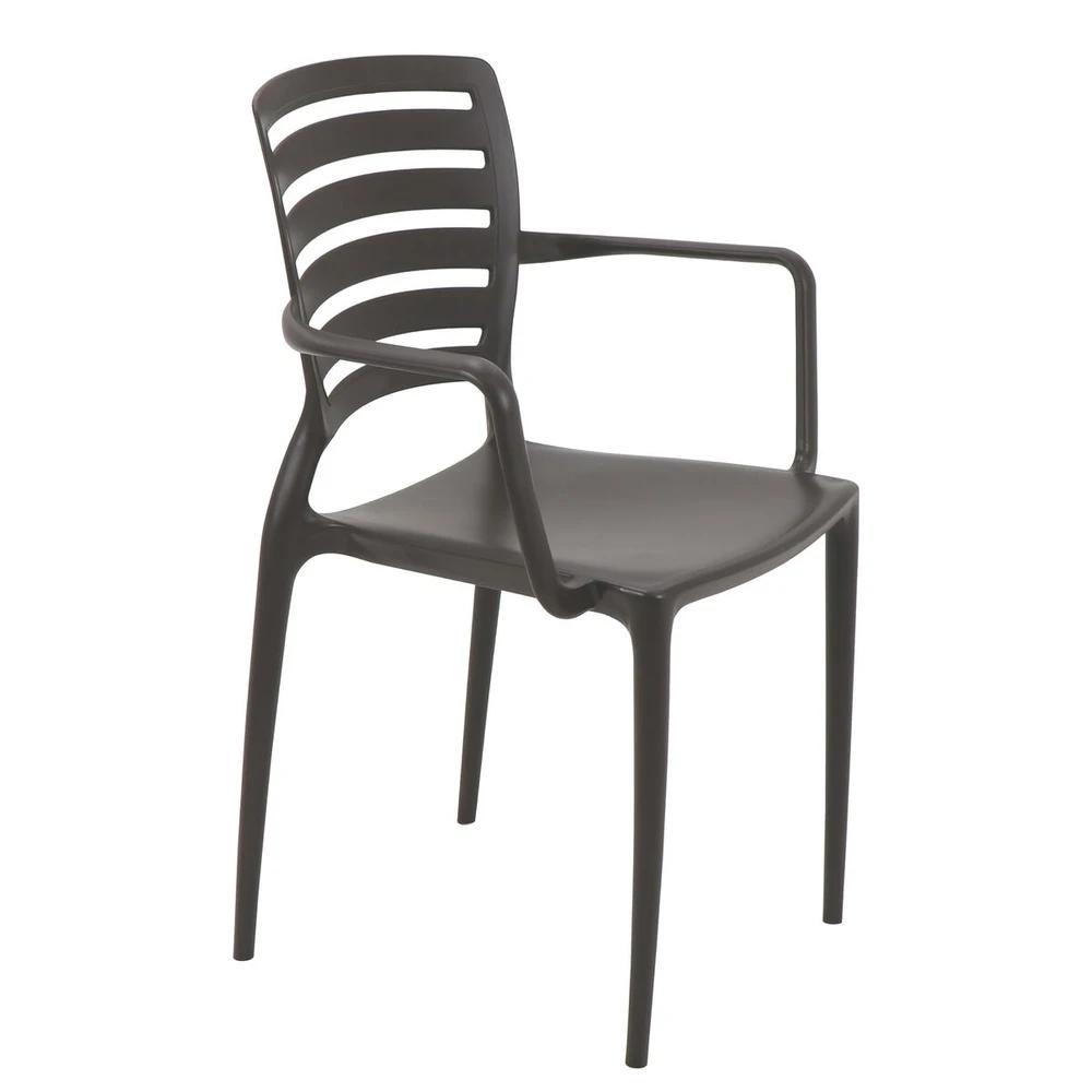 SILLA SOFIA CON POSA BRAZO TRAMONTINA MARRON T920364 SEL-9237bd90