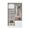 Ropero Unanime Astro 4 Puertas Blanco / Rosa Flex SEL-95a58d1a