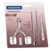 JUEGO PARA CUTICULAS Y PINZA 4 PZAS TRAMONTINA T25999B SEL-9b265a86