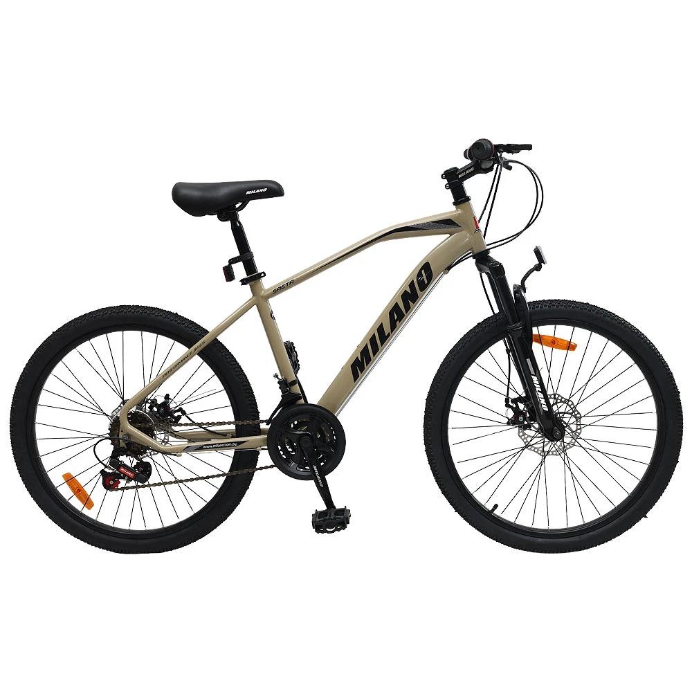 BICICLETA MILANO SAETA 24SUS SWING PLATA SEL-9f434425