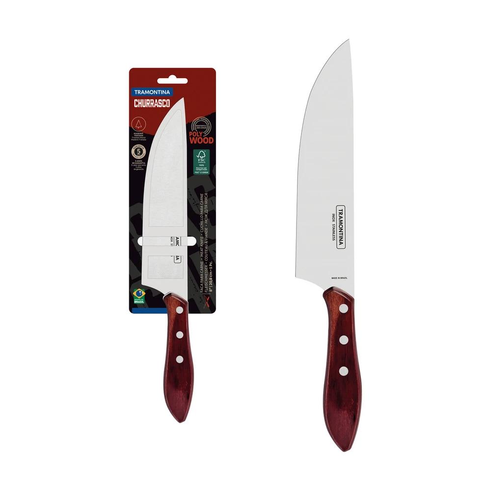 CUCHILLO P/ ASADO POLYWOOD TRAMONTINA 8" T21191 SEL-a11382ab