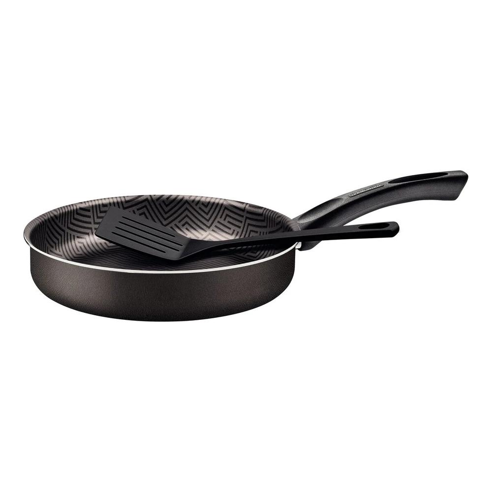 SARTEN RECTA PARIS TRAMONTINA NEGRO 24CM T285043 SEL-a2395890