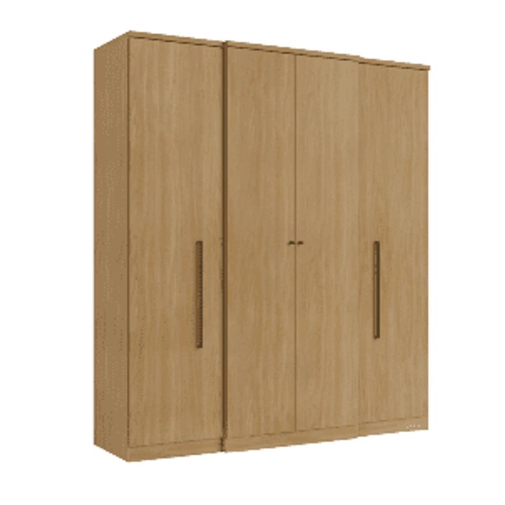 Ropero Unanime Splendore 4 Puertas Nogal SEL-a29db2a6