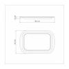 BANDEJA ACERO INOXIDABLANCOE RENTANGULARANEGROULAR COSMOS TRAMONTINA T613163 SEL-a47ee946