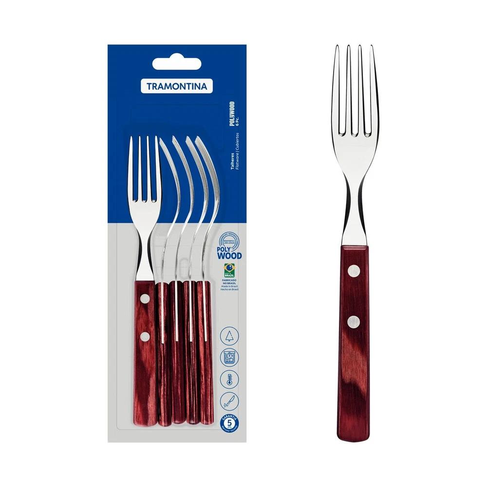 JUEGO TENEDORES MESA 6 PZAS POLYOOD TRAMONTINA T211023 SEL-a5bbdebf
