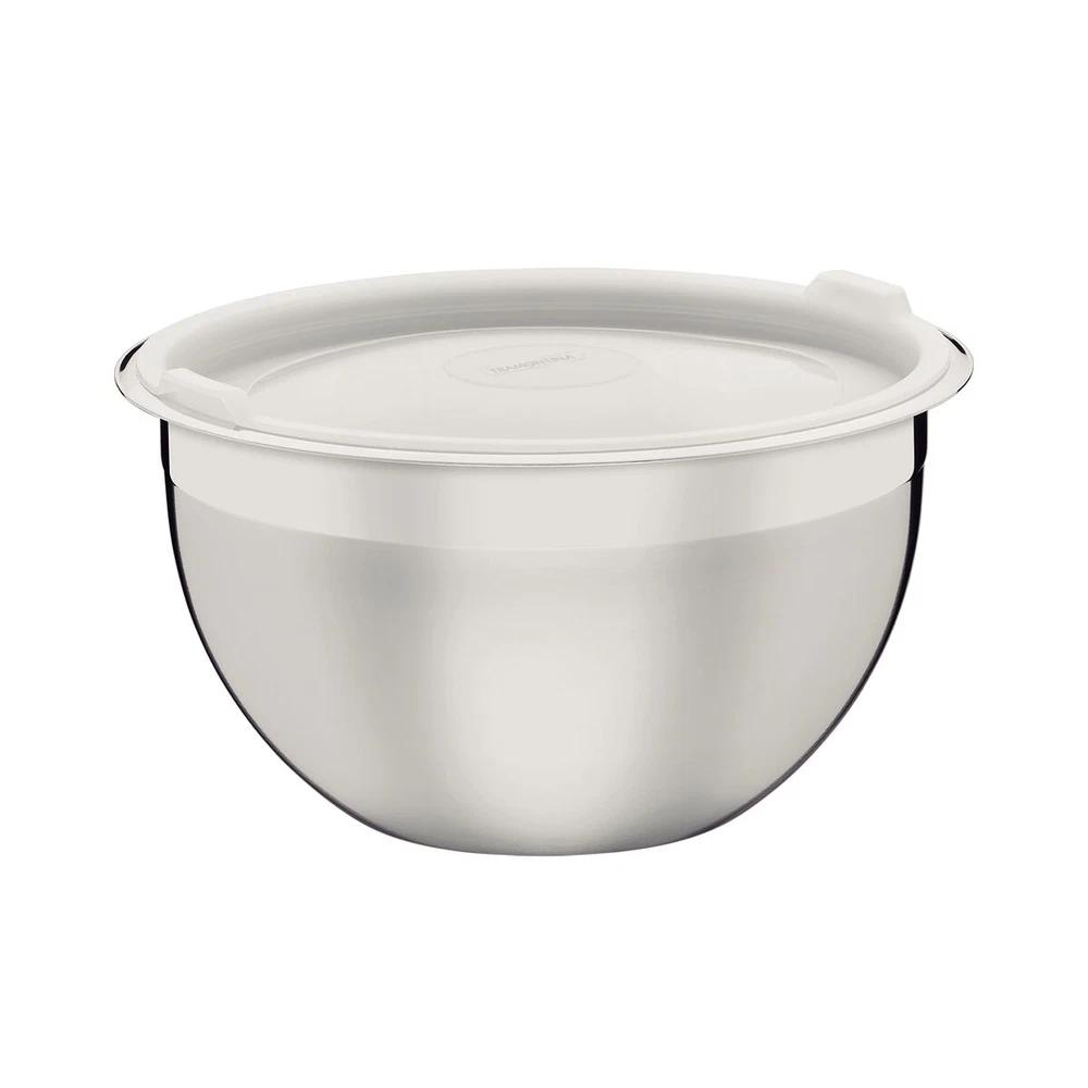 RECIPIENTE REDONDO ACERO INOXIDABLANCOE CON TAPA TRAMONTINA T612285 SEL-a77a59ff