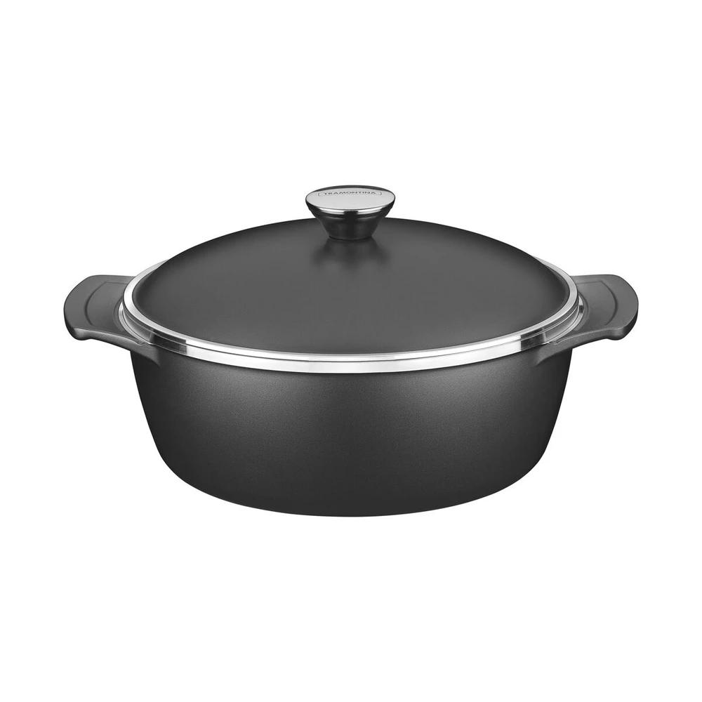 CACEROLA LYON TRAMONTINA DE 26CM NEGRO 4.6 LITROS - T209603 SEL-a84ac6f8