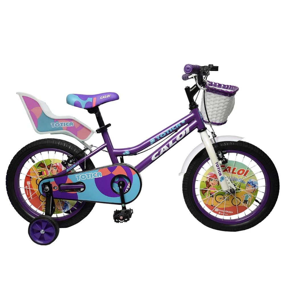 BICICLETA INFANTIL CALOI NEW TOTICA 16" LILA SEL-abd49ed8