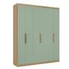 Ropero Unanime Milan 6 Puertas Capuccino / Menta SEL-b24d9ef8