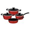 JUEGO DE OLLAS TRAMONTINA SICILIA ROJO 4PZ 709 T286994 SEL-b5c4ca0a