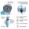 VASO TÉRMICO BUBBA DE 1183ML DAYDREAMIN SEL-b7193a8d